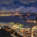 Imagem aérea da cidade do Rio de Janeiro